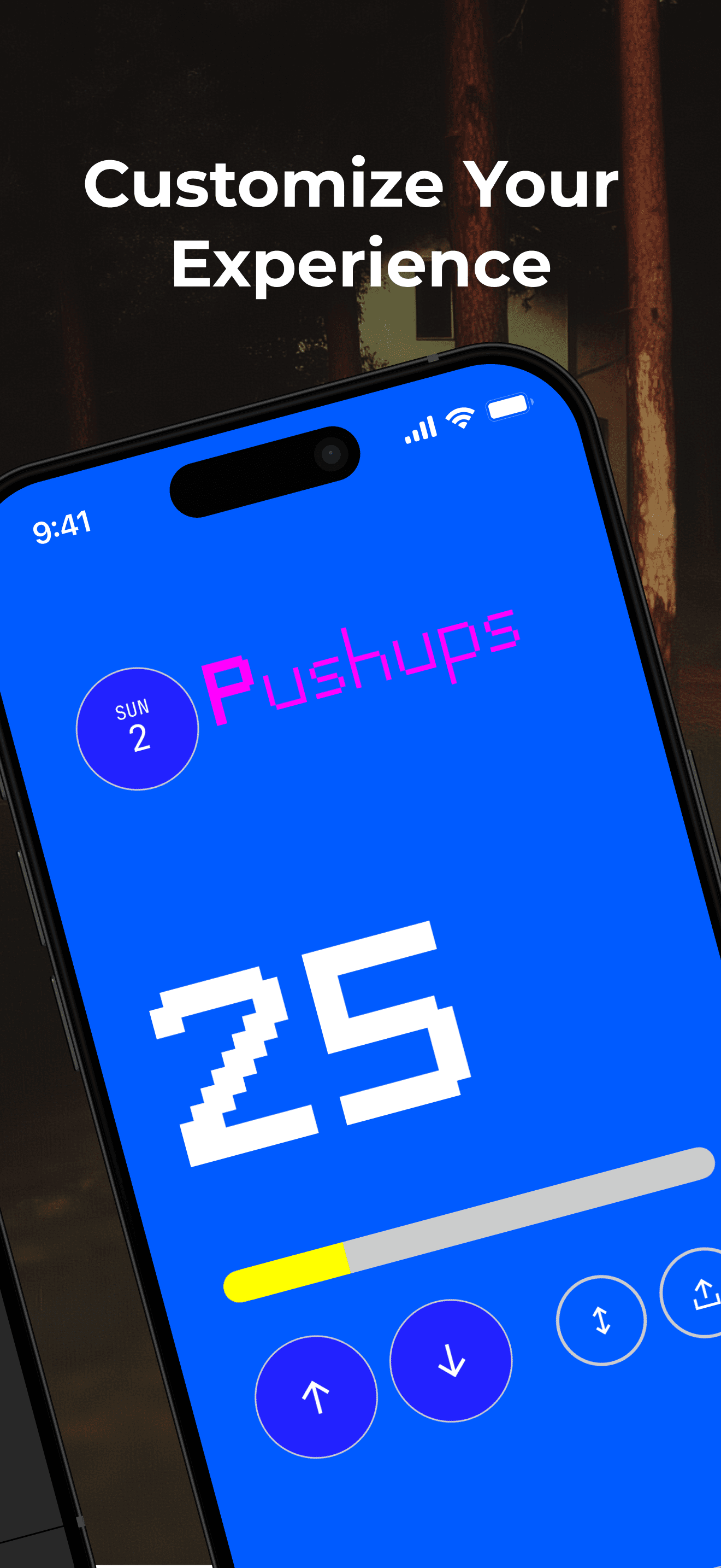 Customize - blue retro theme